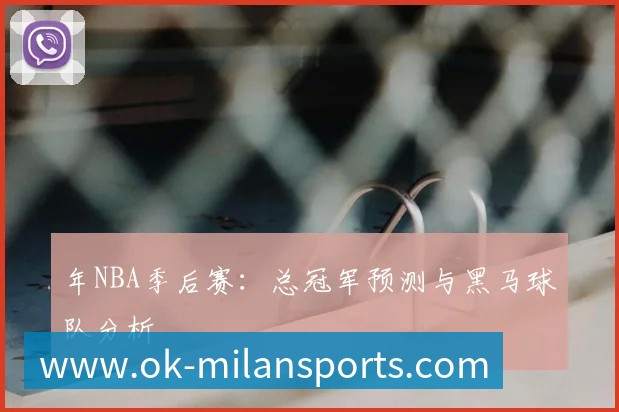 年NBA季后赛：总冠军预测与黑马球队分析
